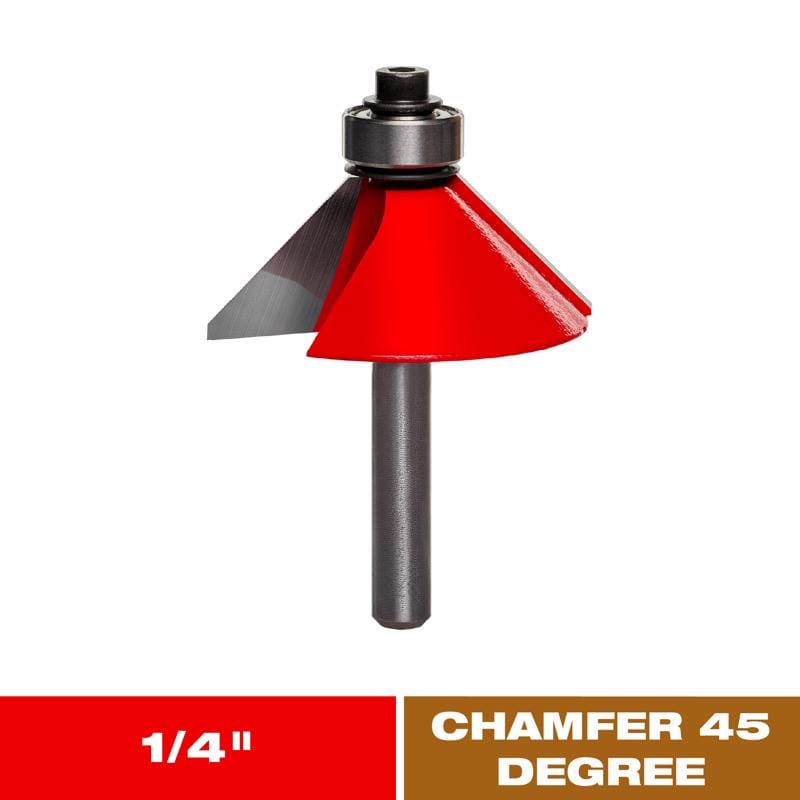 Diablo DR40106 1-3/4 in. D X 2-3/16 in. L Carbide Chamfer Router Bit
