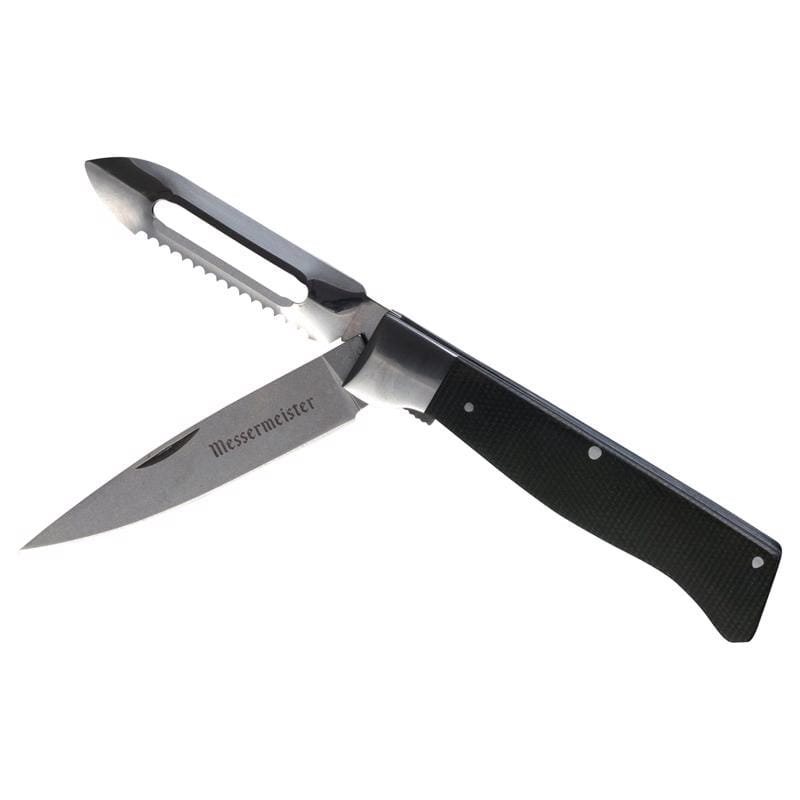 Messermeister ACL-PPF Adventure Chef 3.5 in. L Stainless Steel Folding Knife and Peeler 1 pc