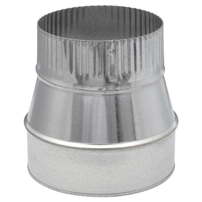Imperial GV1349 6 in. D X 5 in. D Galvanized Steel Furnace Pipe Reducer