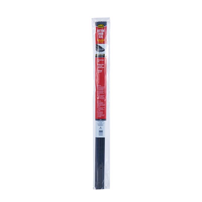 M-D Building Products 67967 Brown Vinyl Weatherstrip For Doors 36 in. L X 0.5 in.