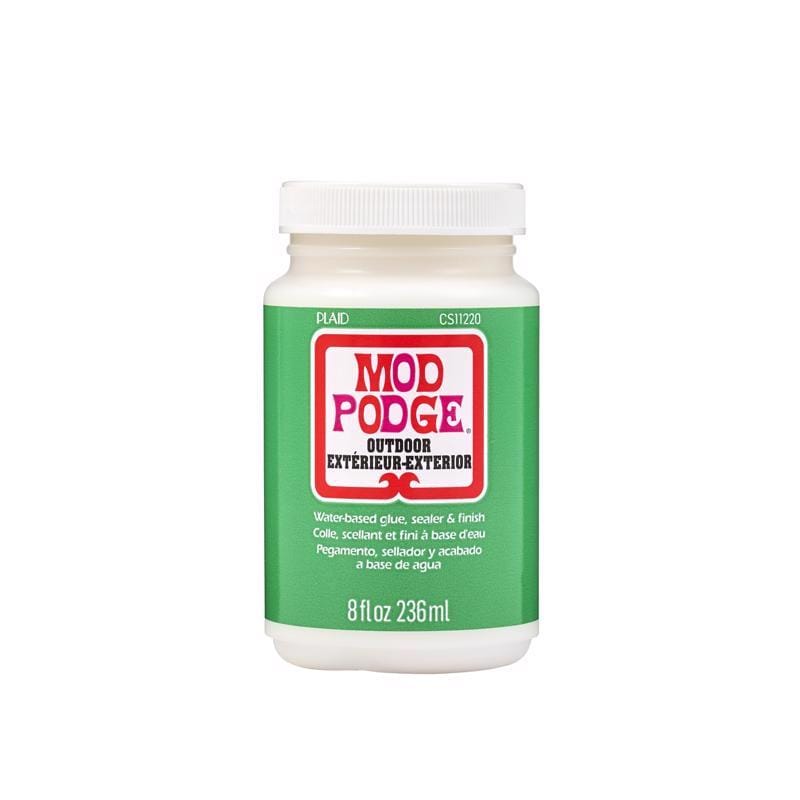 Plaid CS11220 Mod Podge High Strength Glue White Outdoor Decoupage 8 oz