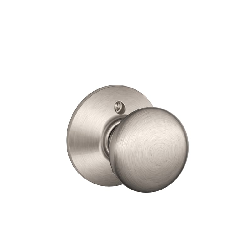 Schlage F170NPLY619 Plymouth Satin Nickel Dummy Knob