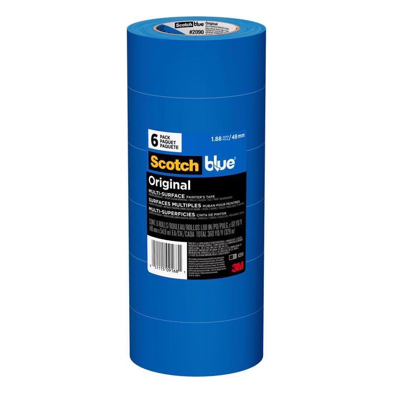Scotchblue 2090-48SC6 1.88 in. W X 60 yd L Blue Medium Strength Original Painter's Tape 6 pk