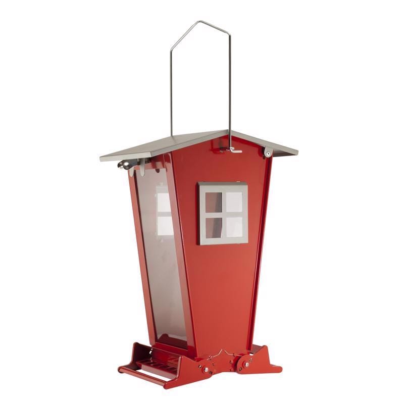 Audubon 23807 Snack Shack Wild Bird 7 lb Steel Squirrel-Resistant Bird Feeder 2 ports
