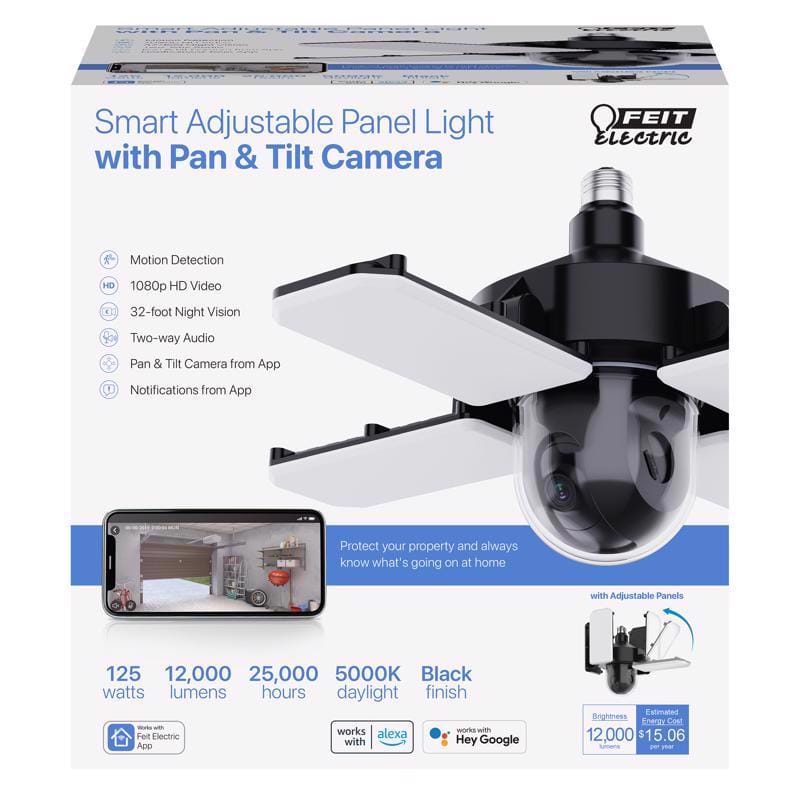 Feit ADJCAMPANWIFILD Smart Home Battery Powered Indoor and Outdoor Smart-Enabled Security Camera