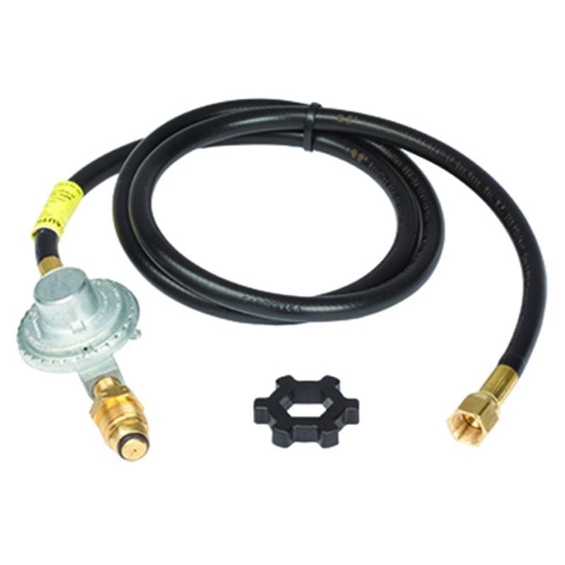 MR. Heater F273071 3/8 in. D X 5 ft. L Brass/Plastic Hose Assembly and Regulator