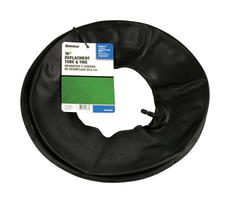 Arnold 490-326-0007 8 in. D X 16 in. D 500 lb. cap. Wheelbarrow Tire and Tube Rubber 1 pk