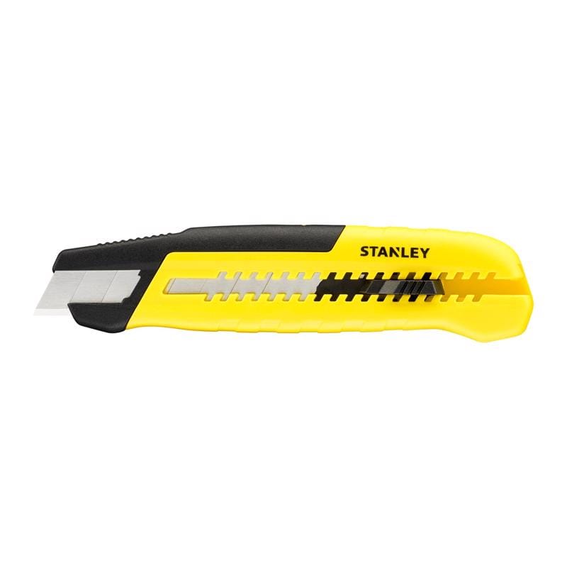 Stanley STHT10489 6.29 in. Sliding Snap Knife Black/Yellow 1 pc