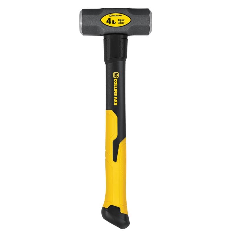 Collins MD-4FD-C 4 lb Steel Sledge Hammer 15 in. Fiberglass Handle