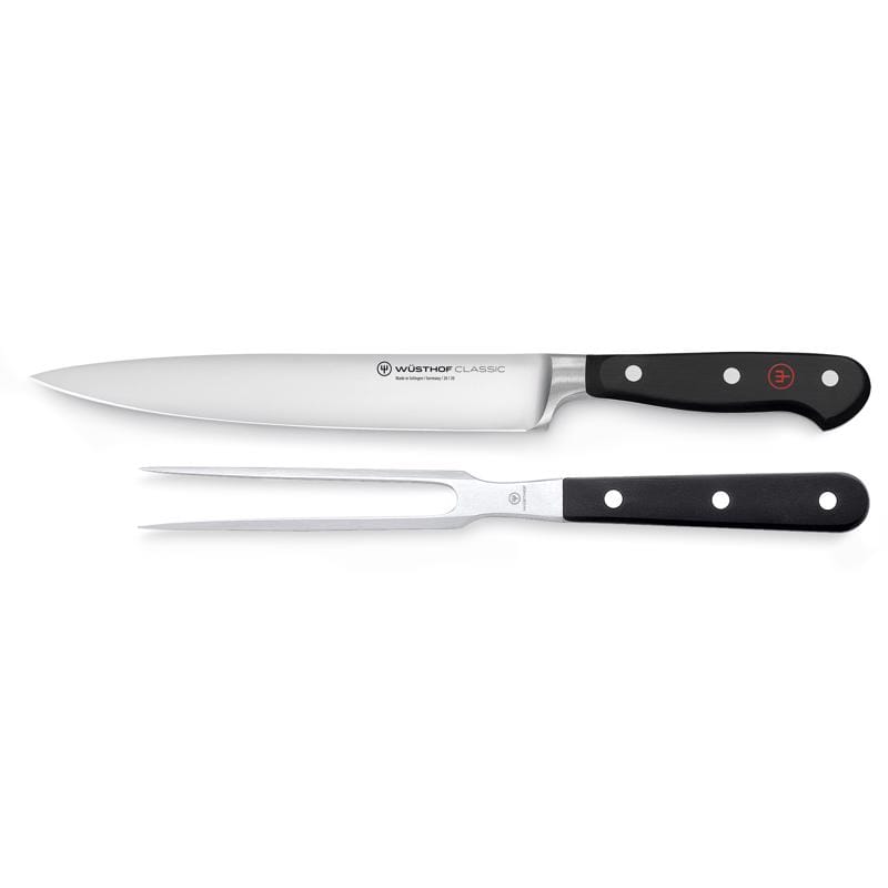 Wusthof 1120160204 Stainless Steel Carving Set 2 pc