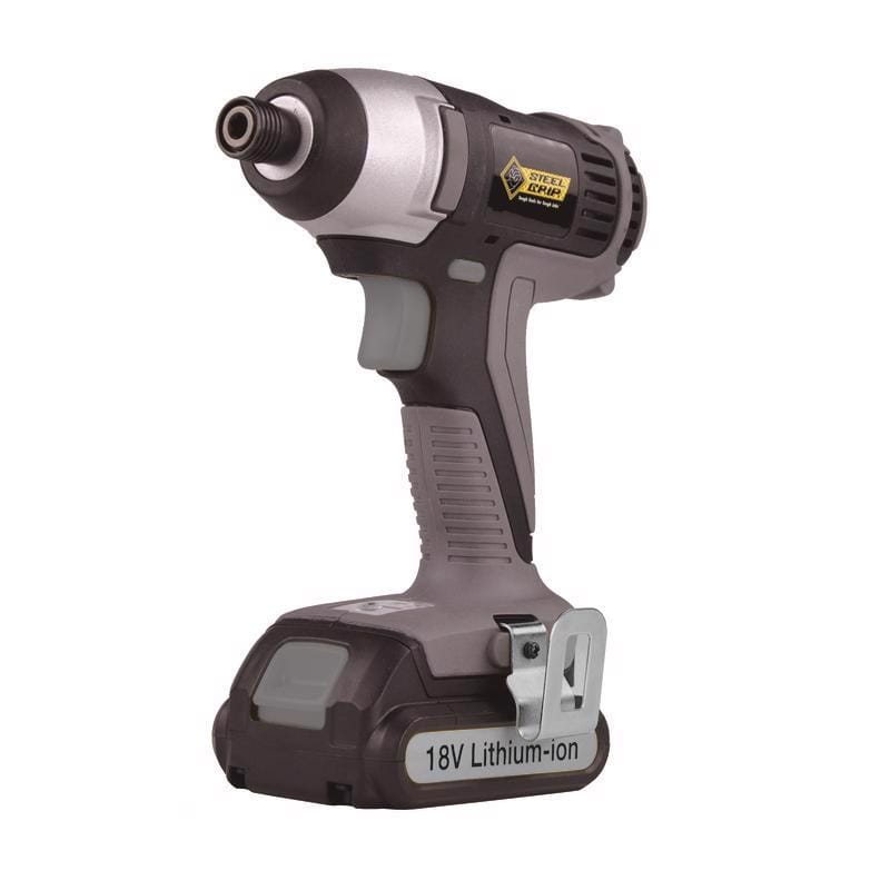 Steel Grip HL-TW07 18V 1/4 in. Brushless Cordless Drill/Driver Kit (Battery & Charger)