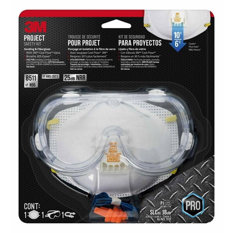 3M PROJECTH1DC-PS PROJECT RESPIRATOR SUPPLY KIT WHITE 3