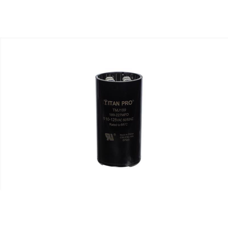 Titan Pro TMJ189 189-227 MFD 125 V Round Start Capacitor