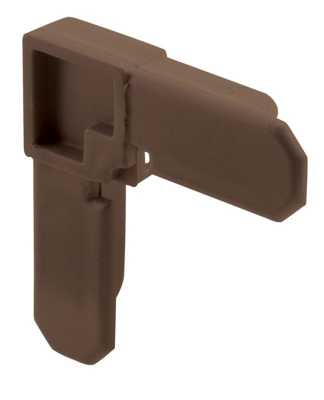 Prime-Line PL14285 Bronze Plastic 5/16 in. W X 3/4 in. L Screen Frame Corner 1 pk