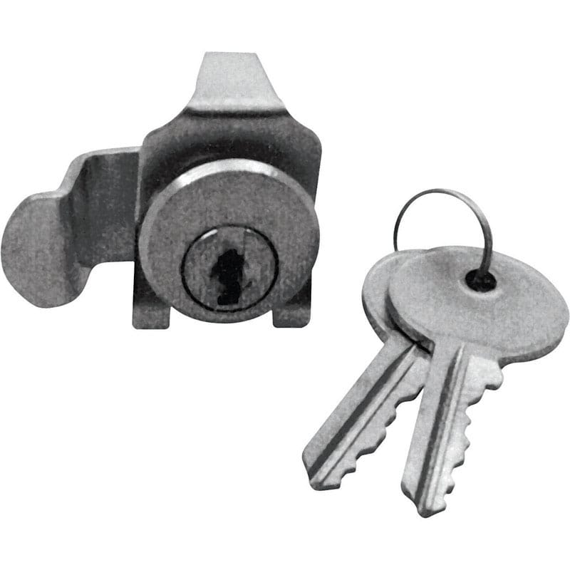 Prime-Line S4128 Brushed Nickel Steel Counter Clockwise Mailbox Lock For Auth Electric 2