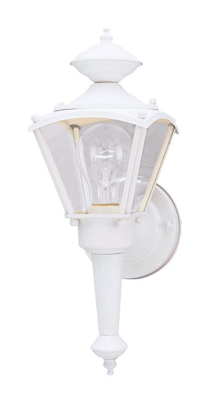 Westinghouse 6698400 White Switch Incandescent Wall Lantern