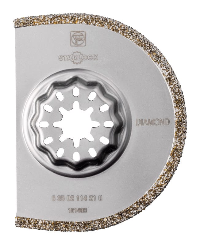 Fein 63502114210 Starlock 3 in. X 3 in. L Diamond Coated Grout Removal Blade 1 pk