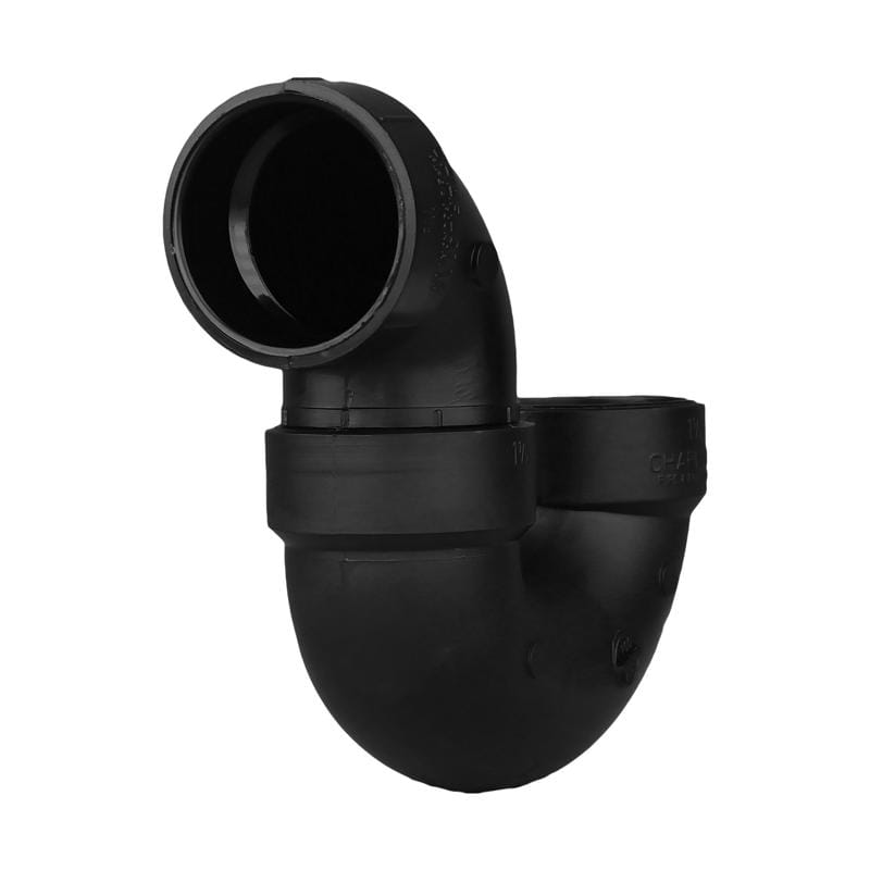 Charlotte Pipe ABS00706X0600 1-1/2 in. Hub X 1-1/2 in. D Hub ABS P-Trap