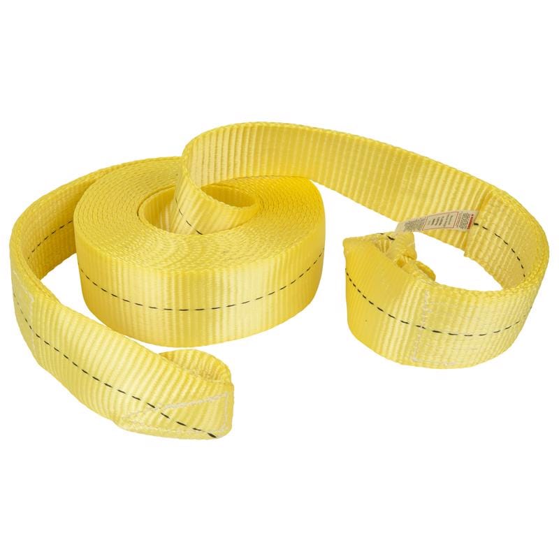 Keeper 89933 3 in. W X 30 ft. L Yellow Vehicle Recovery Strap 15000 lb 1 pk