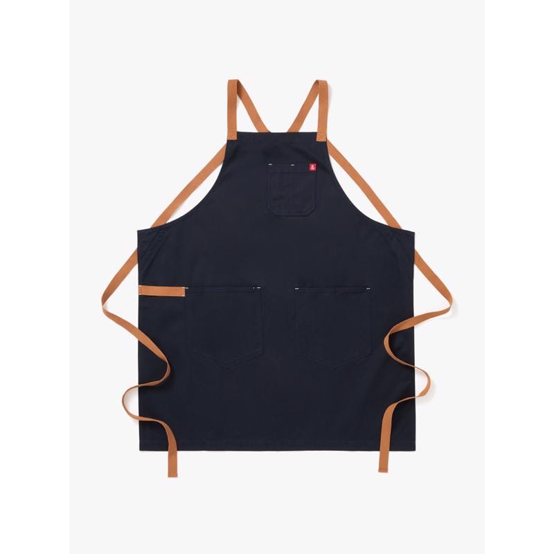 Hedley & Bennett 850056653961 Crossback 3 pocket Midnight Blue Canvas Solid Apron