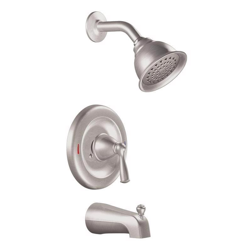 Moen 82910SRN Banbury 1-Handle Brushed Nickel Tub and Shower Faucet