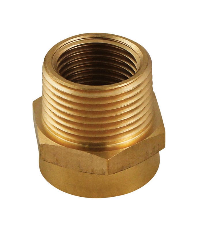 Plumb Pak PP850-66 Brass 3/4 in. D X 3/4 in. D Hose Adapter 1 pk