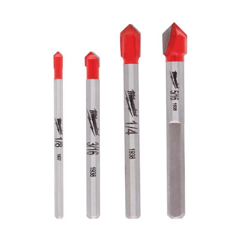 Milwaukee 48-20-8988 Glss&Tile Drll Bt St 4 Pack