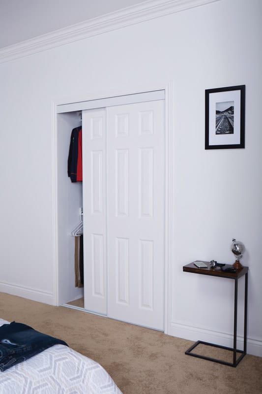Erias BY0106BWWTE0480 80.5 in. H X 48 in. W Wood Closet Bypass Door