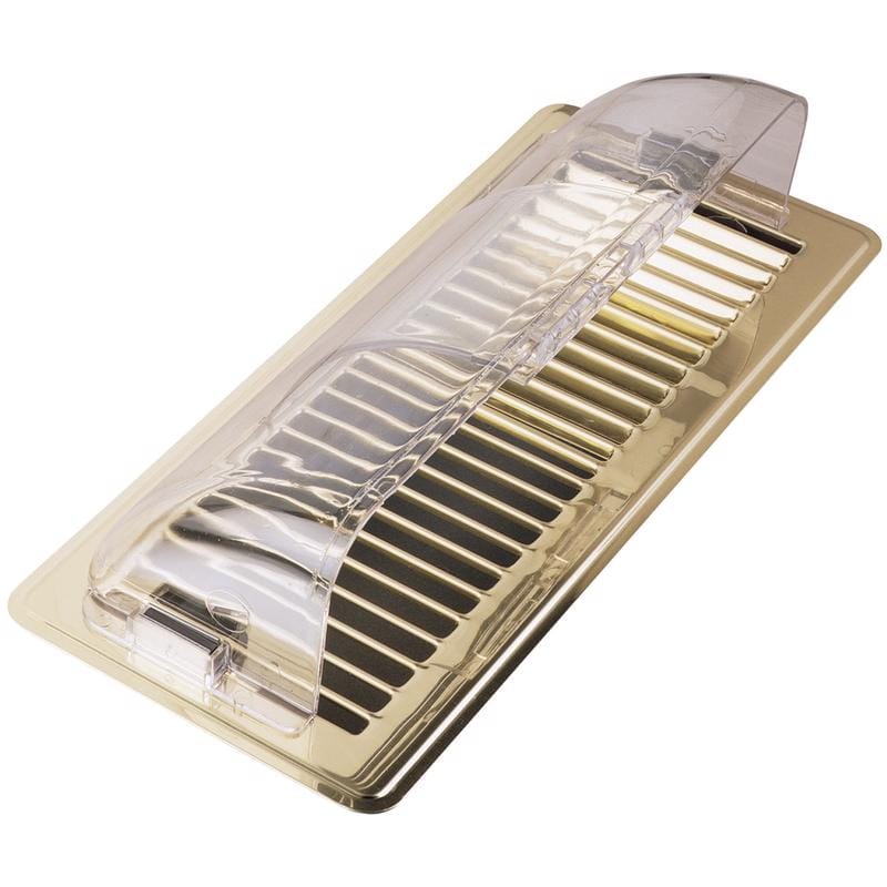 Deflect-O 50 3 in. H X 14 in. W 1-Way Clear Plastic Air Deflector