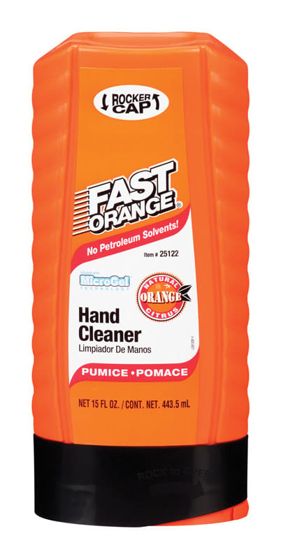 Fast Orange 25122 Citrus Scent Pumice Lotion Hand Cleaner 15 oz