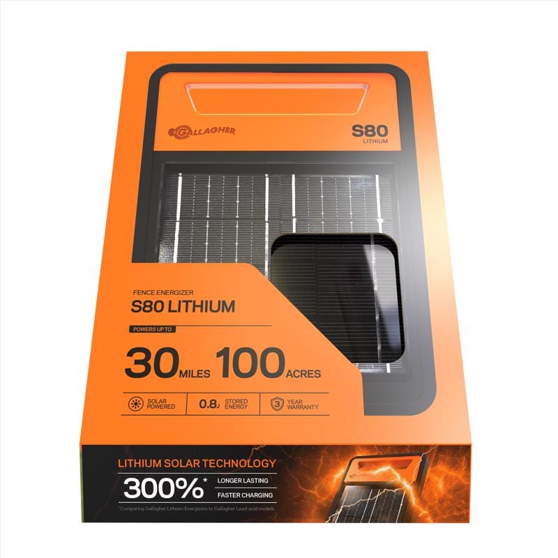 Gallagher G351414 11 in. H X 8 in. L HDPE Plastic Electric Solar Fence Energizer Orange