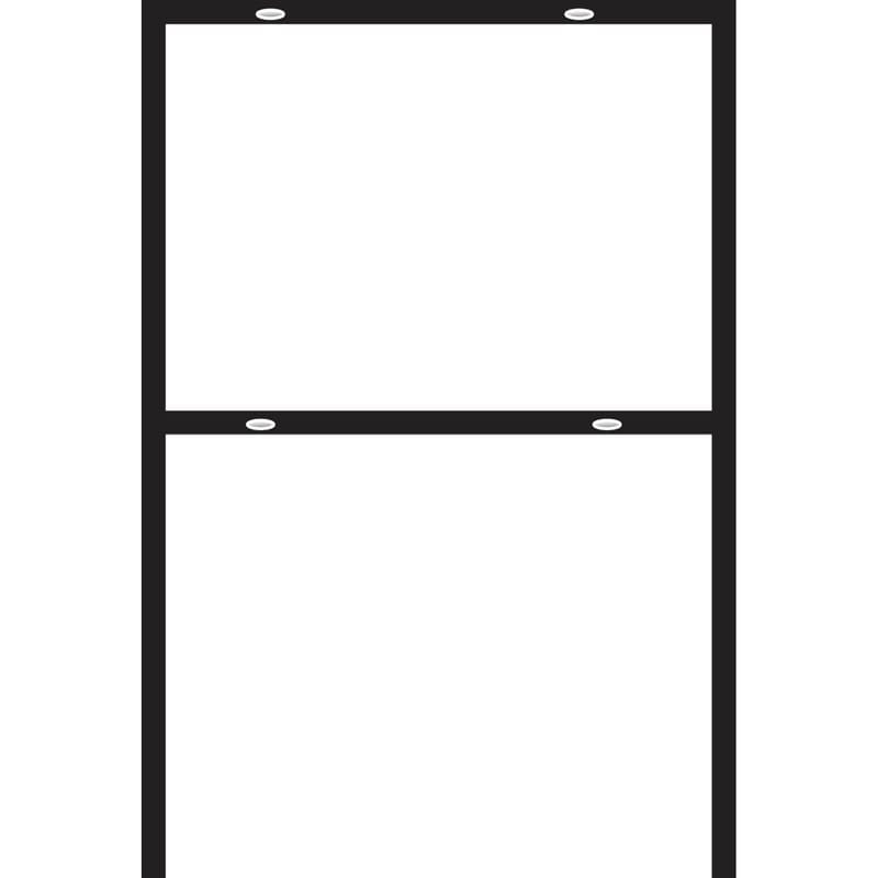 Hillman 844137 English Black Blank Sign Frame 24 in. H X 18 in. W