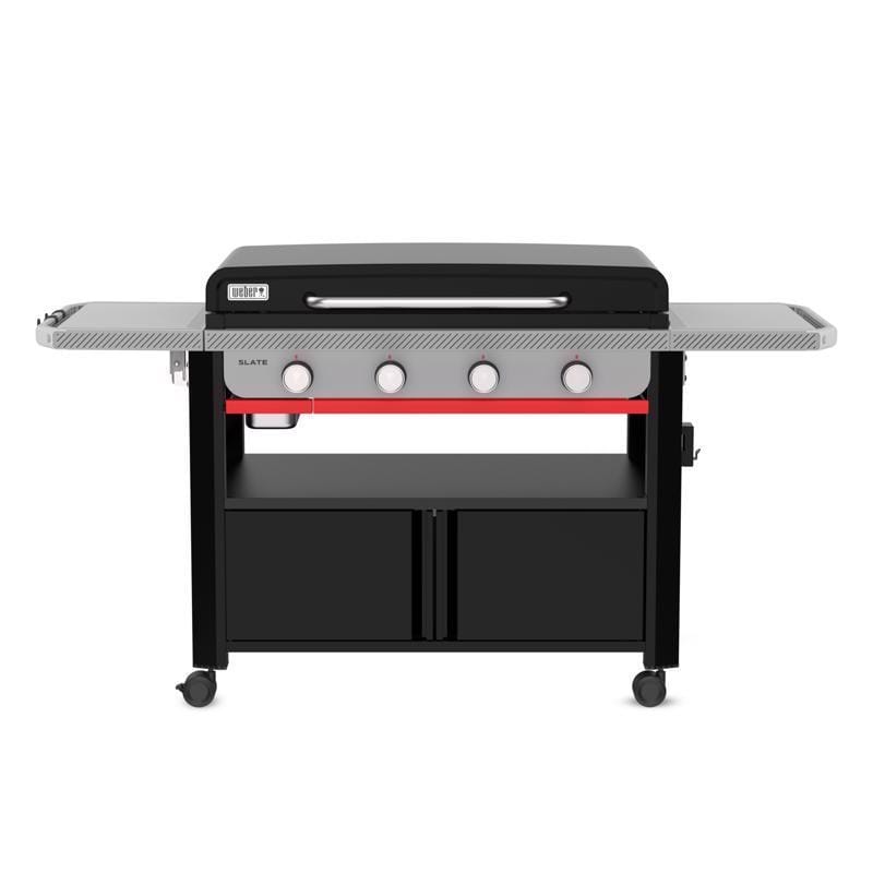 Weber 1502283 Slate 36" w/Cabinet 4 Burner Liquid Propane Outdoor Griddle Black
