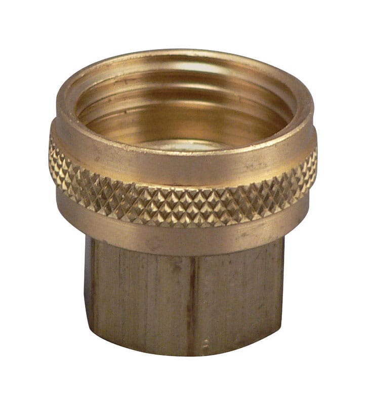 Plumb Pak PP850-65 Brass 1/2 in. D X 3/4 in. D Swivel Hose Adapter 1 pk