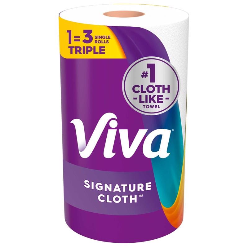 Viva 56527 Signature Cloth Paper Towels 129 sheet 1 ply 1 pk