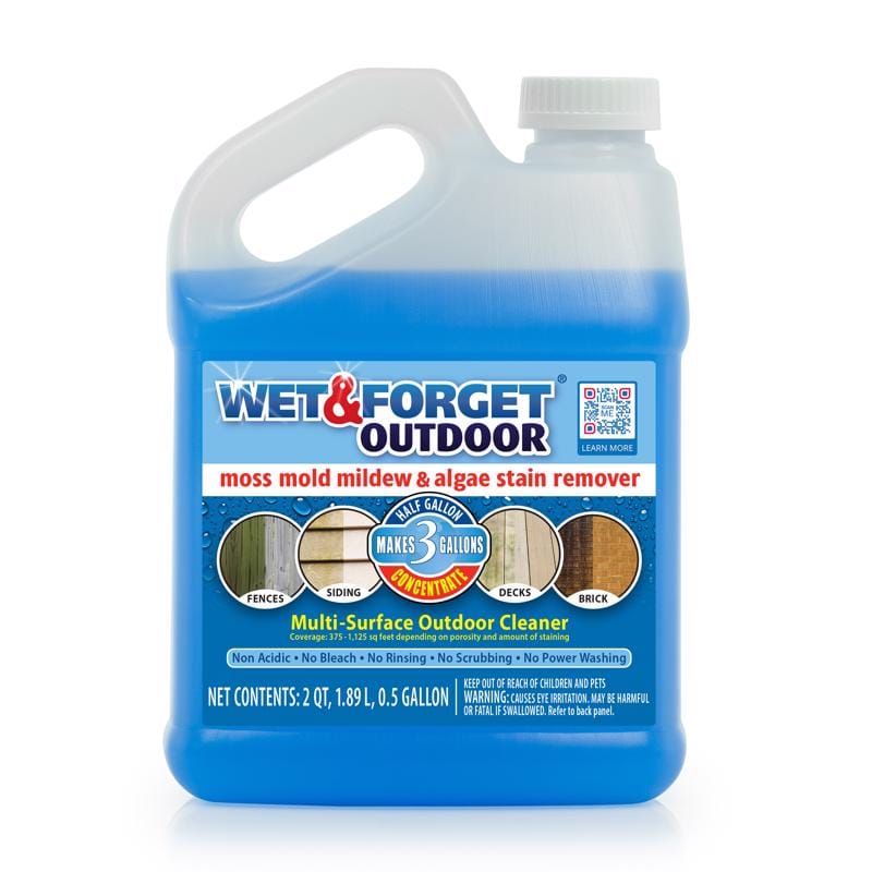Wet & Forget 800064 Outdoor Cleaner Concentrate 0.5 gal