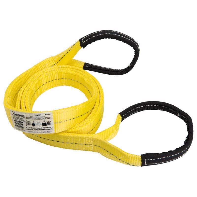Keeper 02626 10 ft. L Yellow Lifting Sling 6200 lb 1 pk