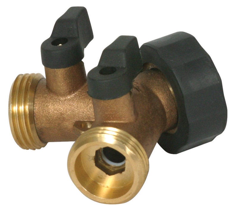 Camco 20123 1 in. Hose X 1 in. Brass Angle Stop Valve
