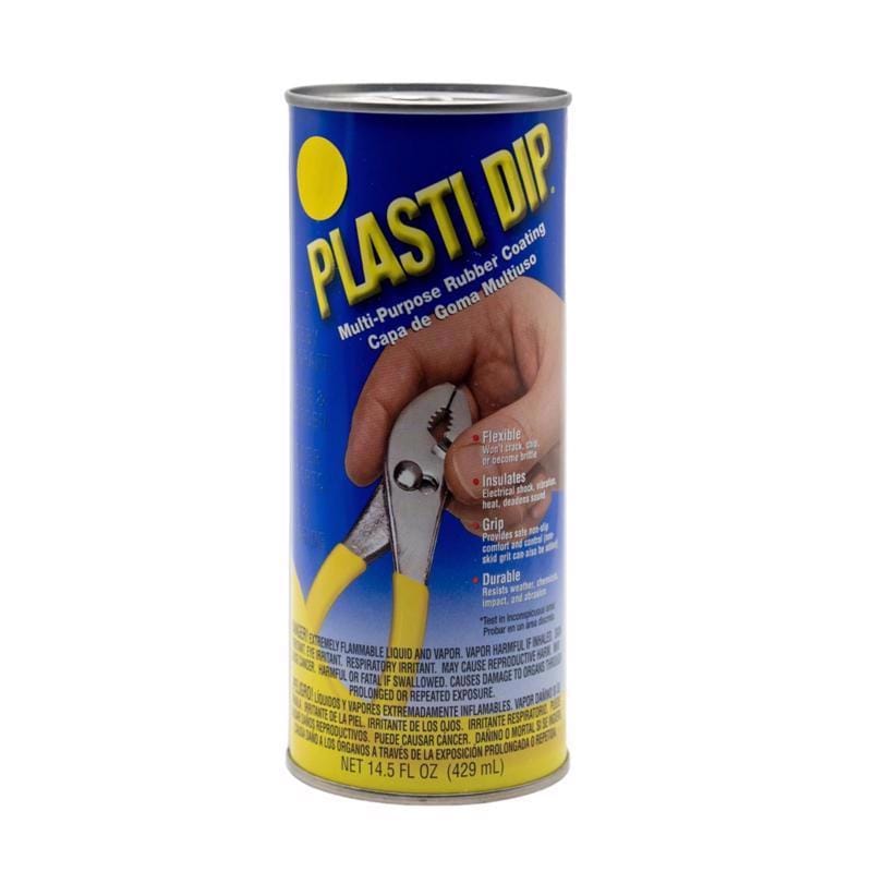 Plasti Dip 11602-6 Flat/Matte Yellow Multi-Purpose Rubber Coating 14.5 oz oz