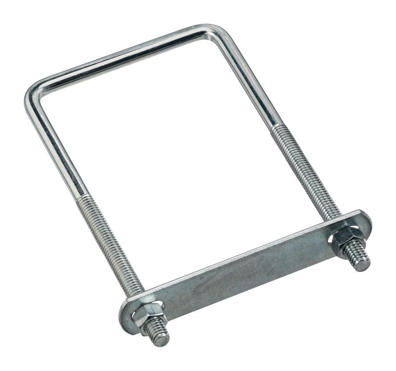 National Hardware N245-027 3/8 in. X 3-5/8 in. W X 7 in. L Coarse Zinc-Plated Steel Square U-Bolt