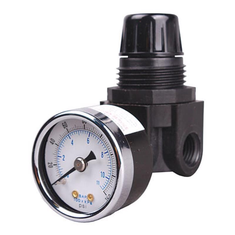 Tru-Flate TRFL27444 Mini Regulator W/Gauge