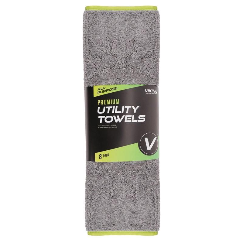 Viking 970800 16 in. L X 16 in. W Microfiber Towel 8 pk