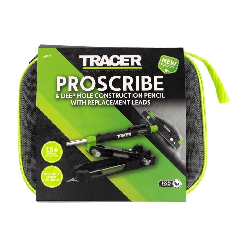 Tracer APST2 ProScribe 6.5 in. L X 0.11 in. D ABS Plastic/Steel Kit with Deep Hole Pencil & Lead Refills C