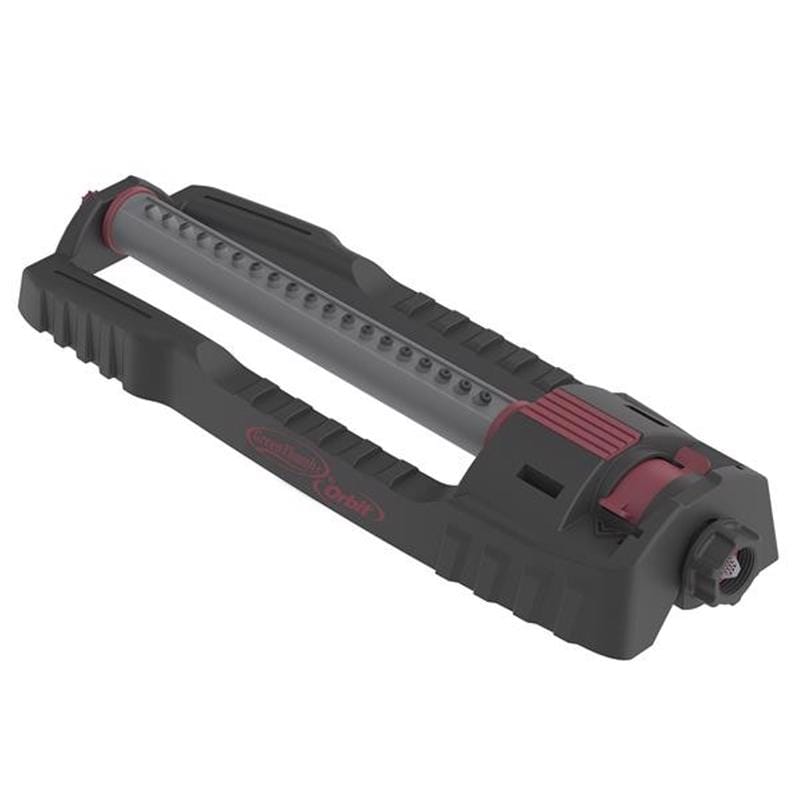 Orbit 56762 Pro Series Plastic Non-Tipping Base Oscillating Sprinkler 3800 sq ft 1 pk