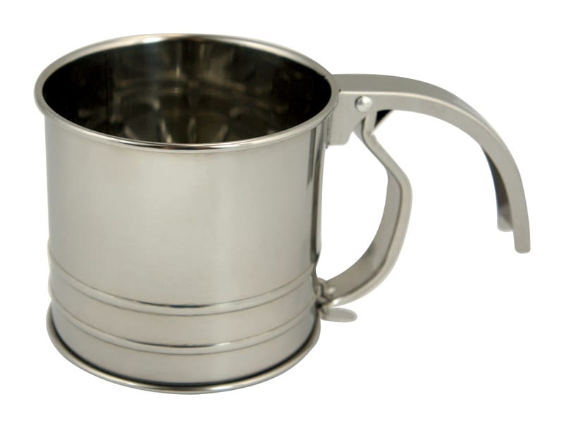 Fox Run 4652 Silver Stainless Steel Flour Sifter 1 cups
