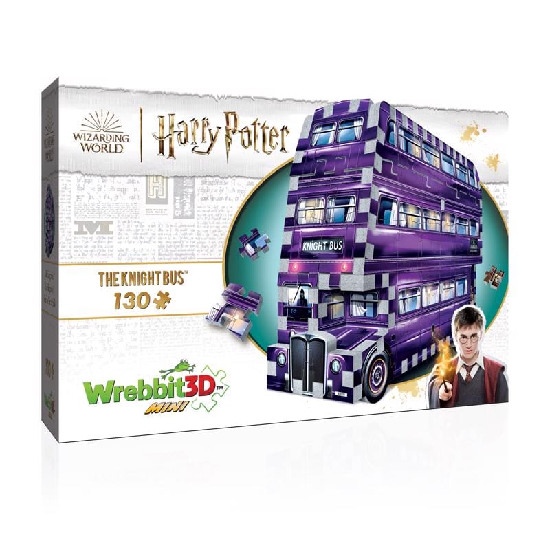 WREBBIT3D W3D-0203 Harry Potter The Knight Bus Mini 3D Jigsaw Puzzle Multicolored 130 pc