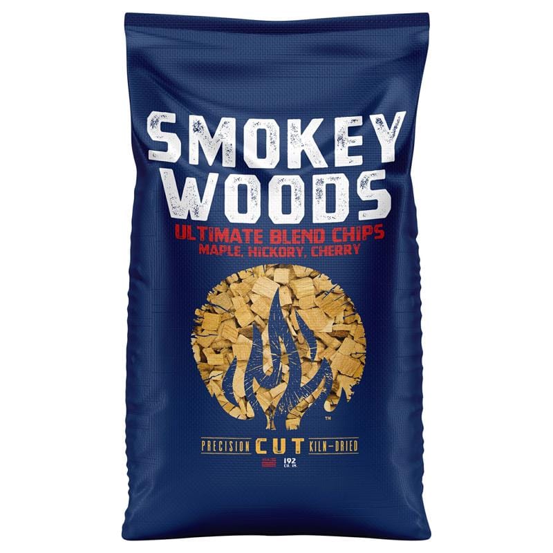 Smokey Woods SW-20-85-192 All Natural Cherry/Hickory/Maple Wood Smoking Chips 192 cu in