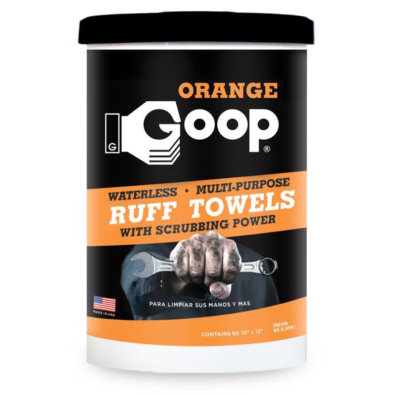 Goop 950D Non-Woven Fibers Cleaning Towel 10 in. W X 12 in. L 16 oz 72 pk