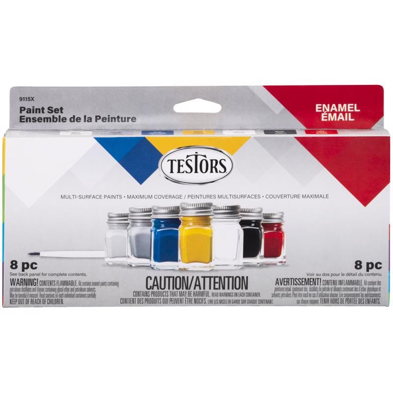 Testors 9115X Gloss Assorted Hobby Paint 0.25 oz