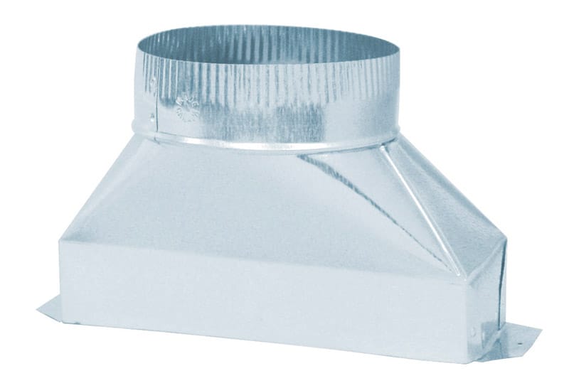 Deflect-O DGT35 5 in. D X 10 in. L Galvanized Steel Duct